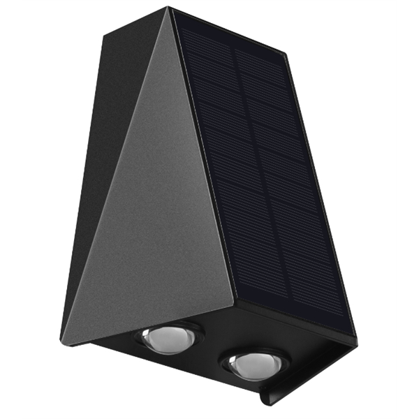 Applique solaire Architecturale : 1 faisceaux Up + 2 faisceaux Down - 3000°K