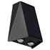 Applique solaire Architecturale : 1 faisceaux Up + 2 faisceaux Down - 3000°K