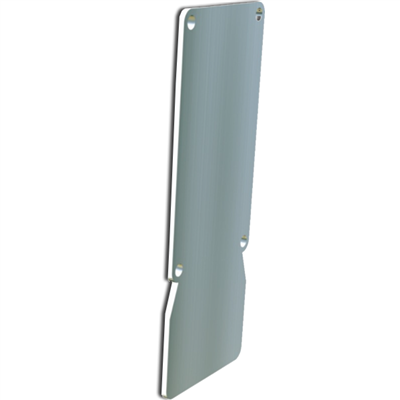 Enjoliveur à visser Mantion 10610PAF aluminium rail de système coulissant 10600 PAF - 200 x 78 mm