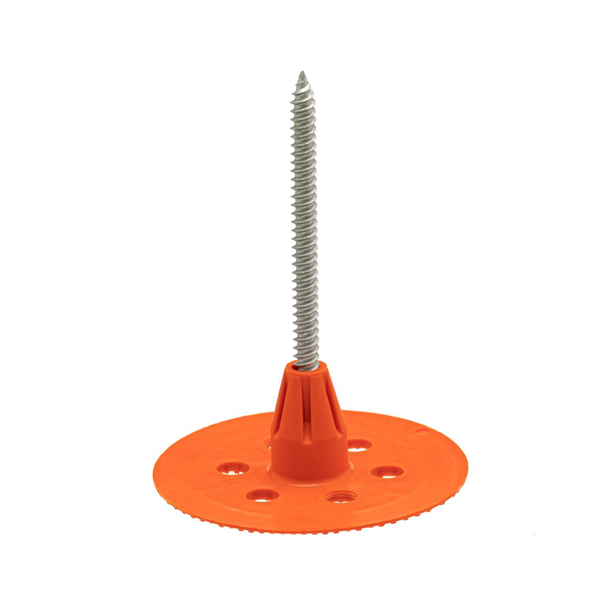 Cheville Isowood Spit pour fixation isolant extérieur de 80 mm - Diamètre 60 mm - Boîte de 200