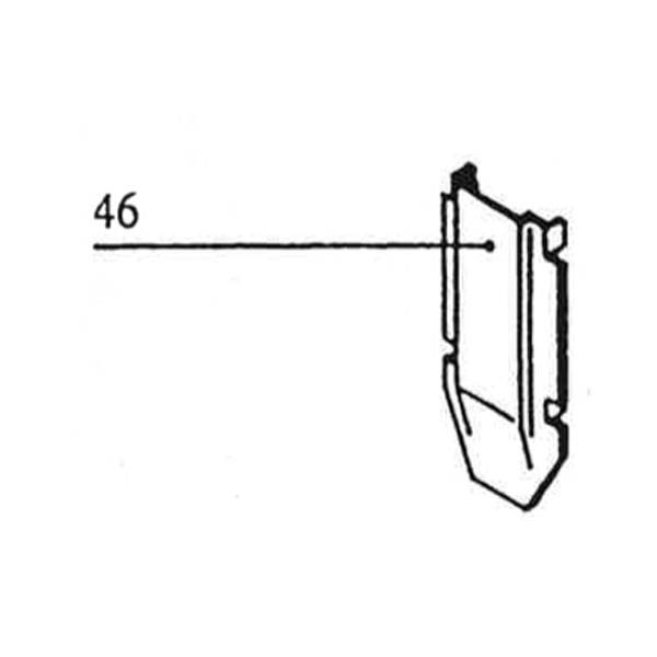 Guide panneau 606 pour agrafeuse Rapid 606 169054