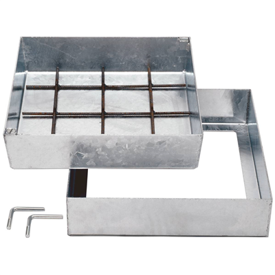 REGARD MIM GALVANISE 400X400 A PAVER ETANCHE TSGP40E