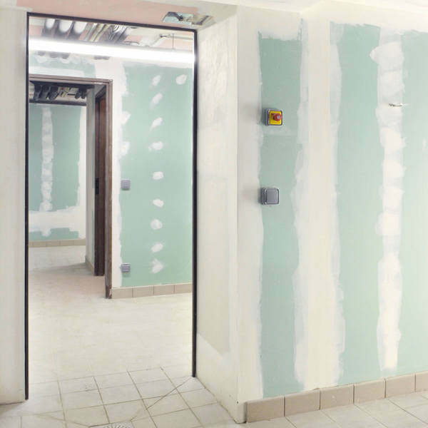 Plaque de plâtre hydrofuge - Knauf KH BA13 - 2,70 M x 1,20 M - ép. 12,5 MM