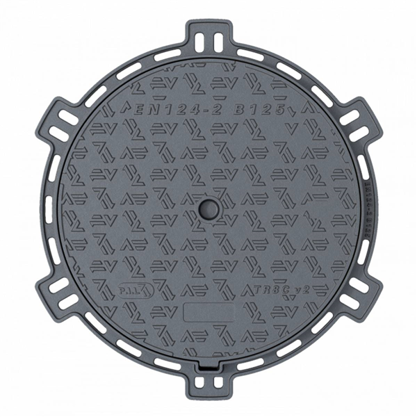 Regard de trottoir cadre rond B125 Dia800