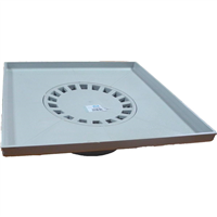 RECEVEUR SIPHONNE 400X400 GRIS