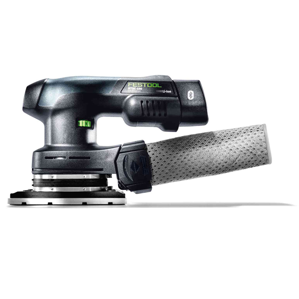 Ponceuse vibrante hybride Festool RTSC 400 Li 2 Batteries 3,1Ah Chargeur et adaptateur secteur