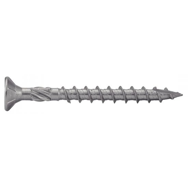 Vis à bois aggloméré tête fraisée 6 lobes filetage partiel inox A2 M5x40 - boîte de 200