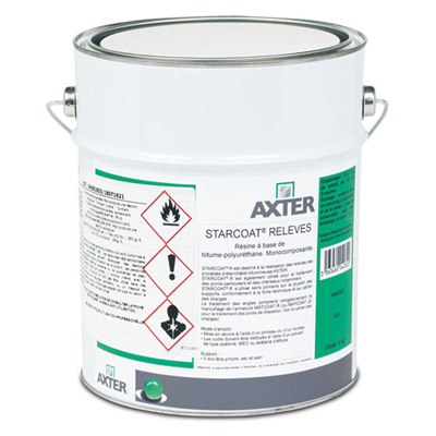 Résine d'étanchéité liquide prête à l'emploi pour relevés et points singuliers en toiture-terrasse - STARCOAT R - bidon de 4,0 kg