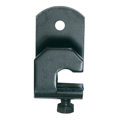 Butée universelle pour arrêt de volet - Hauteur 55 mm - Cataphorèse noire - Lot de 25