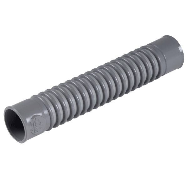 Manchette souple PVC Gris Nicoll pour évacuation eaux usées - Femelle/Femelle - Ø 40 mm - Longueur 226,0 mm