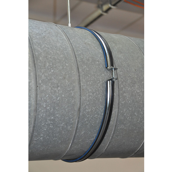 Collier de serrage isolé pour gaine de ventilation - Erico - Tige M8/M10 - Ø 250 mm - Boîte de 10
