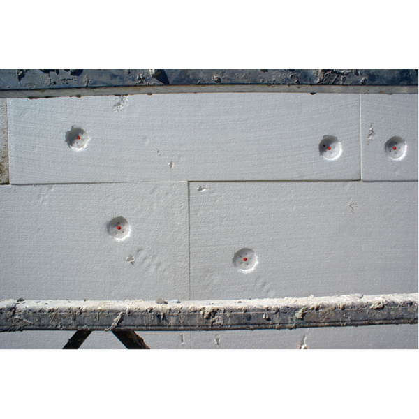 Cheville d'isolation à frapper ISO Spit avec clou plastique pour PSE et ITE - 10x60mm - 200 pièces