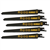 Lame de scie sabre bois et plastique Dewalt DT2362-QZ HCS longueur 152 mm - lot de 5