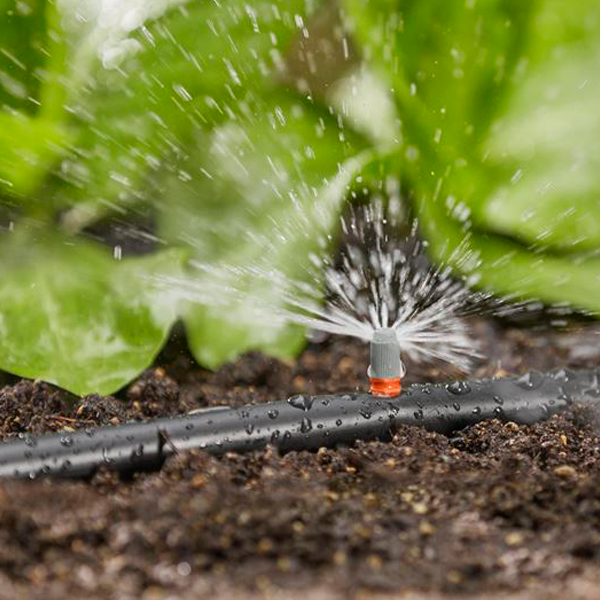 Ensemble complet pour arrosage goutte à goutte massifs et potagers Gardena - Couvre 40 m2