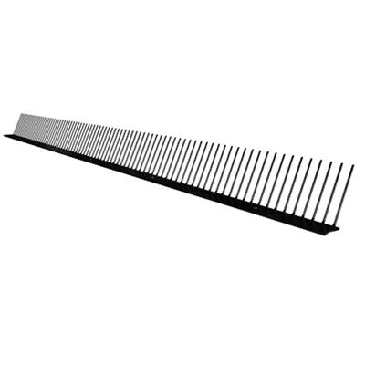 Closoir peigne rigide pour ventilation basse et protection 1 m x 75 mm - Rouge