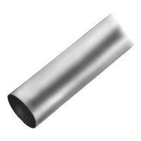 Tuyau descente tronconique Rheinzink en zinc naturel soudé - diamètre 80 MM - longueur 2 ml