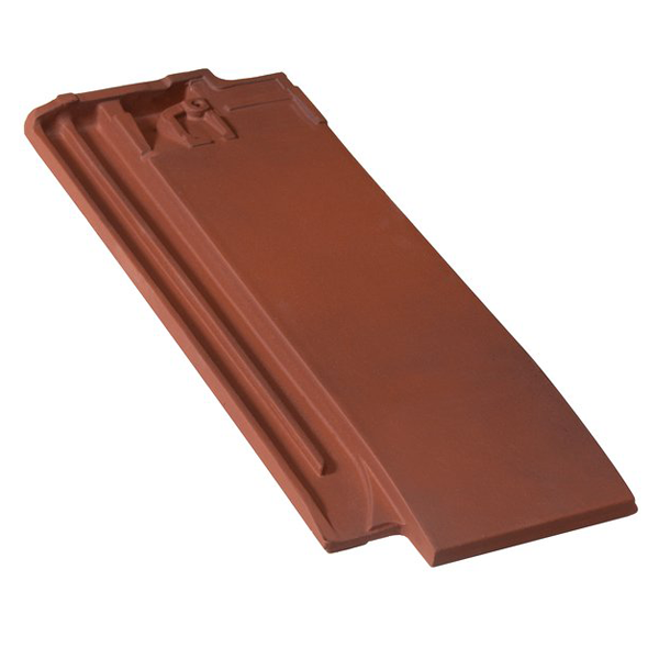 Demi-tuile en terre cuite - Signy - Rouge vieilli