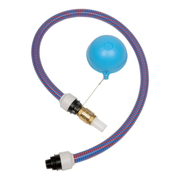 Kit d'aspiration pour pompe DIVERTRON - Longueur 1,5 m - Avec flotteur - ⌀ 1"