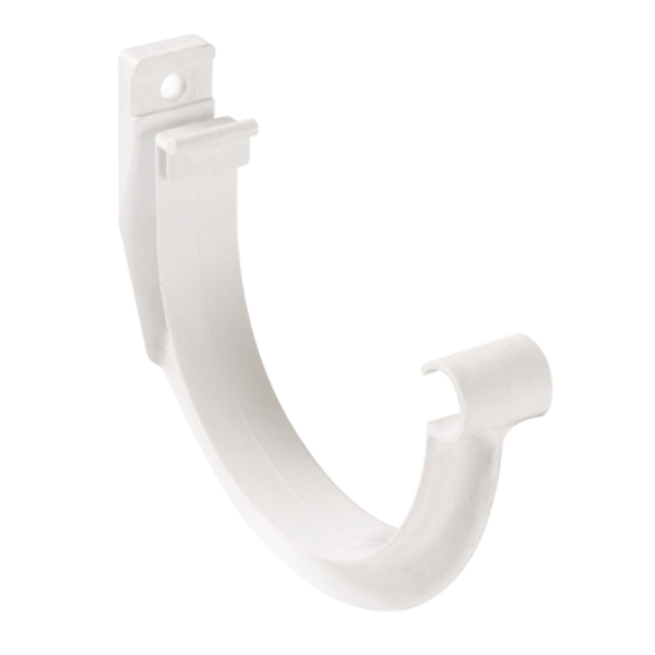 Crochet de gouttière Nicoll pour grande surface de toiture - Développé 33 - Longueur 25 mm - Techtan Blanc