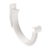 Crochet de gouttière Nicoll pour grande surface de toiture - Développé 33 - Longueur 25 mm - Techtan Blanc