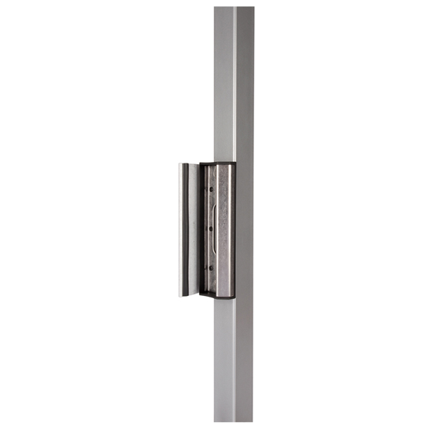 Gâche Locinox acier inox pour profils carrés de portail de 40 à 60 mm