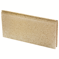 Bordurette béton droite Paille - 50,0 CM x 20 CM - Ép. 5 CM