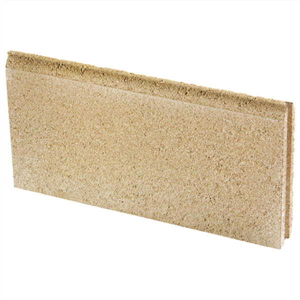 Bordurette béton droite Paille - 50,0 CM x 20 CM - Ép. 5 CM