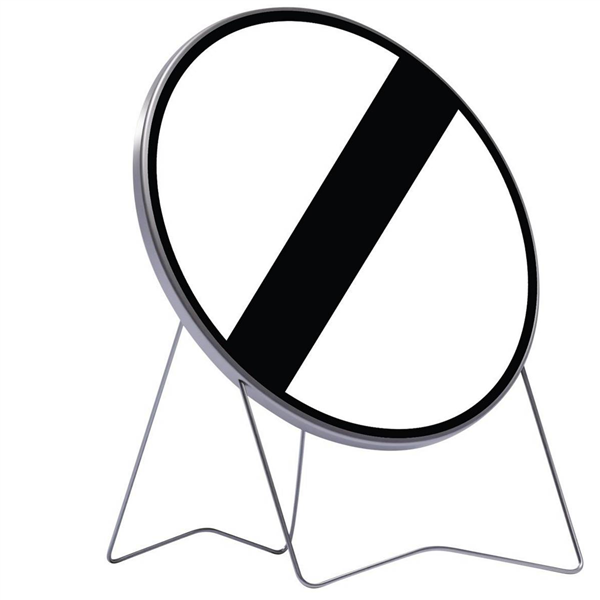 Panneau signalisation prescription B31 fin d'interdiction T1 850mm