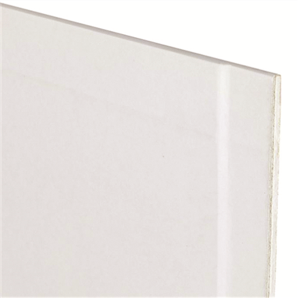 Plaque de plâtre avec parement blanc - Knauf Snowboard BA13 KSB - 2,80 M x 1,20 M - ép. 13,0 MM