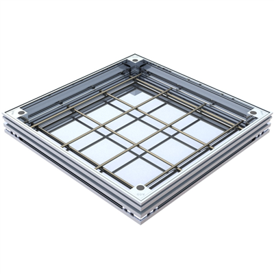 TRAPPE ACO UNIFACE ALUMINIUM 300X300MM H50MM L15 / 25KN