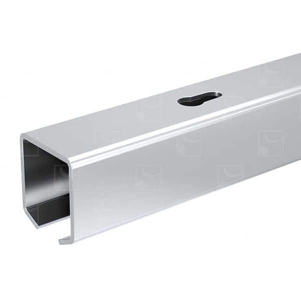 Rail galvanisé section 27 x 24.5 mm longueur 1.85 m Mantion 2525F/185