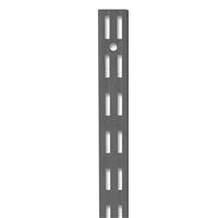 Crémaillère double grise - pas de 32 mm - longueur 950 mm