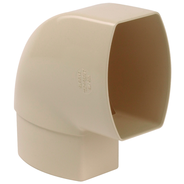 Coude de changement d'orientation à 90° Nicoll CM9GT pour tube ovoïde de 105 x 76 mm - Techtan Sable