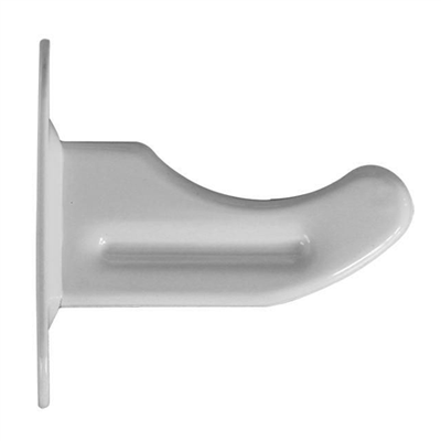 Support de fixation pour radiateur rideau en fonte RAM -  105 mm -  À visser - Epoxy blanc