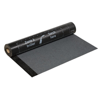 Membrane d'étanchéité bitume-ALPA pour toiture-terrasse inaccessible autoprotégée - ALPAL DECOR CPV - 1 m x 8 ml - Noir