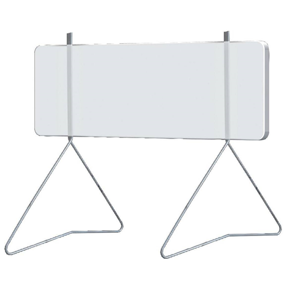 PAIRE DE PIEDS METALLIQUES POUR K8