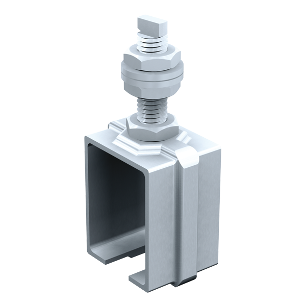 Support à tige filetée 6526 pour rail 6255