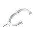 Collier de fixation à patte à vis MEP 80BAV à clipser pour tuyau de descente de 80 mm - PVC