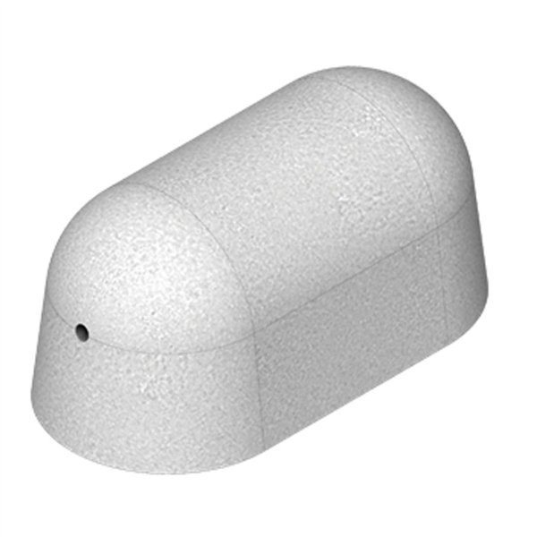 Borne de parking poids lourd 74x38 H:34cm béton sans trous