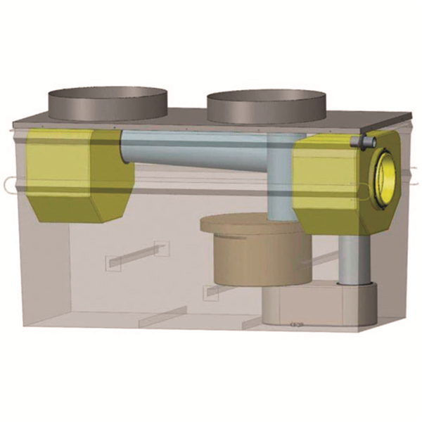 SEPARATEUR HYDRO AVEC DEBOURBEUR ET BY-PASS TN30 CLASSE 1