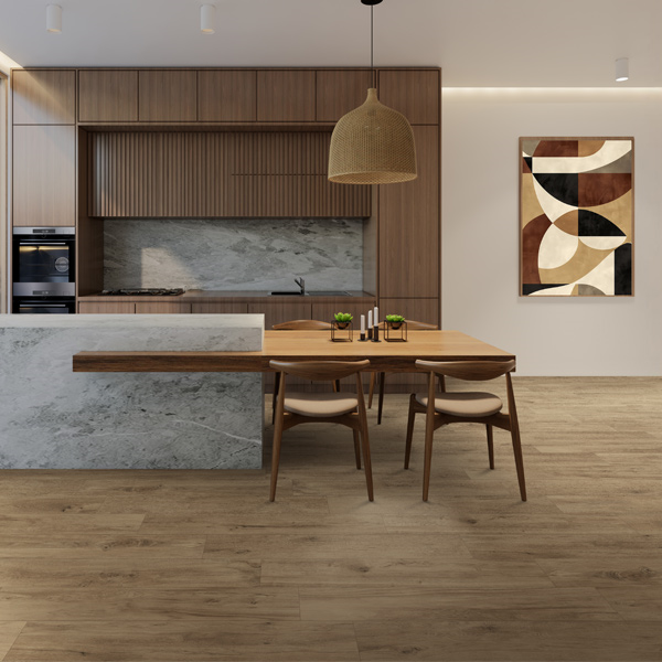 Carrelage sol intérieur effet parquet en grès cérame rectifié - New Derby - 120,0 CM x 20,0 CM - ép. 9,50 MM - Betulla