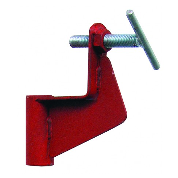 Coulisseau simple Altrad P6695SN en acier peint rouge pour piquet d'implantation