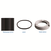 DALLE DE REPARTITION BETON POUR BOITE INSPECTION ASSAINISSEMENT AXEDO