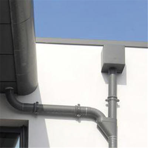 Boîte à eau en zinc Rheinzink pour descente de gouttière de 100 MM - 200 MM x 200 MM