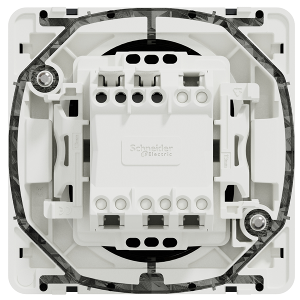 Interrupteur bouton-poussoir Schneider Mureva Styl - IP55 - IK08 - gris anthracite - 10A 250V
