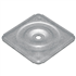 Plaquette de répartition pour fixation d'isolant rigide - alu/zinc - trou de 6 mm - 64 x 64 mm - boîte de 1000