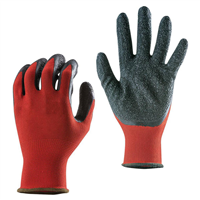 GANTS NYLON ENDUITS LATEX (TAILLE 9)
