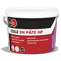 Colle en pâte HP pour carrelage - Edilis - seau de 5 KG