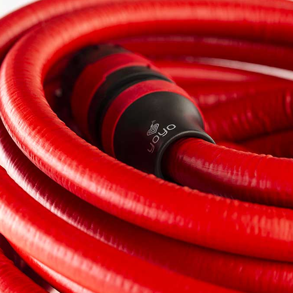 Tuyau d'arrosage extensible avec accessoires - Fitt Yoyo Go - 20 mètres - Rouge