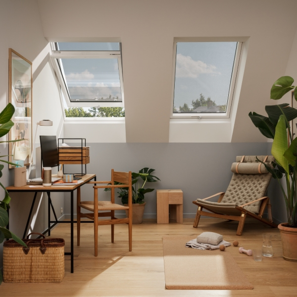 Store extérieur pare-soleil Velux MHL pour fenêtre de toit - Gris foncé RAL 5060 - Largeur 94,0 cm